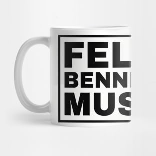 Felix Bennett Music - Square Logo Design Mug